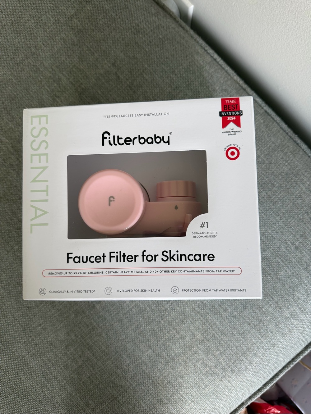 Pink Faucet Filterbaby for Skincare filter system NIB
